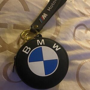 BMW Black and Blue Logo Pouch